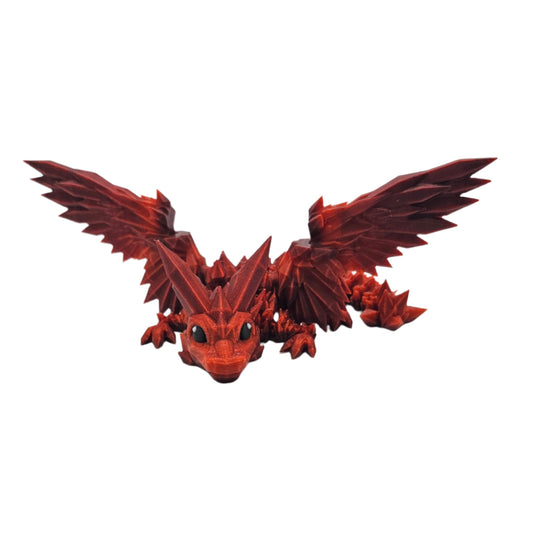 Winged Juvenile Dragon-Crystal