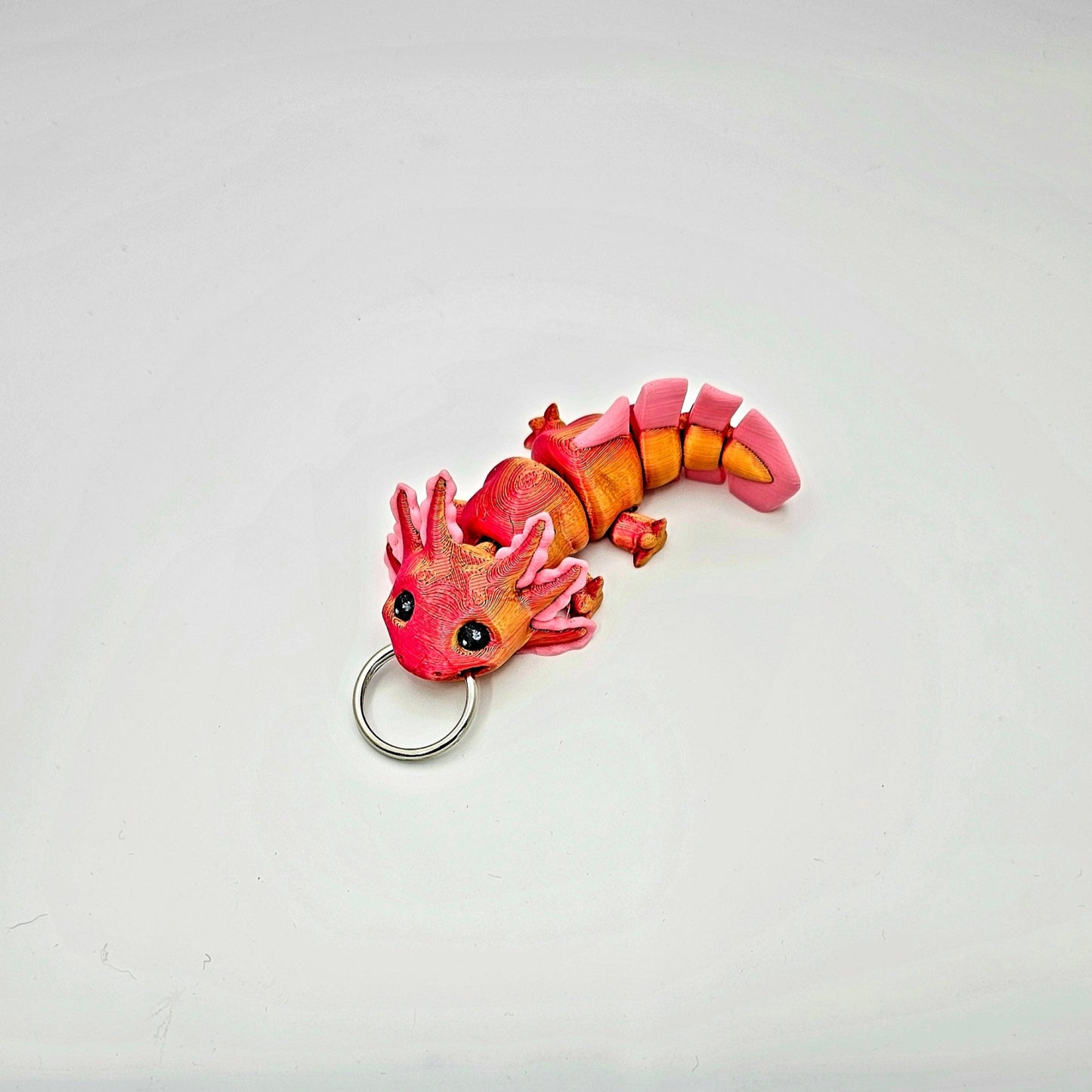 Baby Axolotl W/Keychain